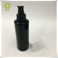 best selling empty shiny black pump cap shampoo glass cosmetics jar bottle